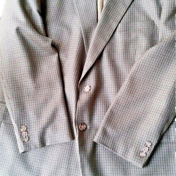 4 Season Silk & Worsted Wool Tweed Sports Coat - Picture 3 of 10